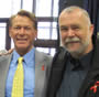 Vancouver AIDS Candlelight Vigil and Memorial - Speakers: Bradford McIntyre and James Johnstone - Carnegie Theater, Vancouver, BC. May 26, 2011