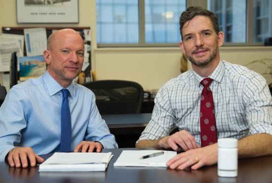 Dr. Roy Gulick, MD (left), and Dr.Grant Ellsworth