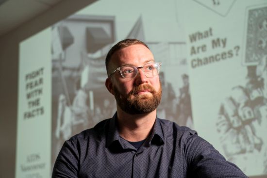 Nathan Lachowsky. Credit: UVic Photo