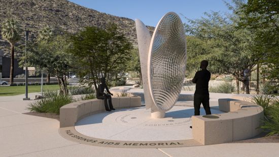 Palm Springs AIDS Memorial Shares New Memorial Design