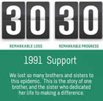 AIDS Vancouver - 1991: The 30 30 Campaign - 1991 Support - 3030.aidsvancouver.org